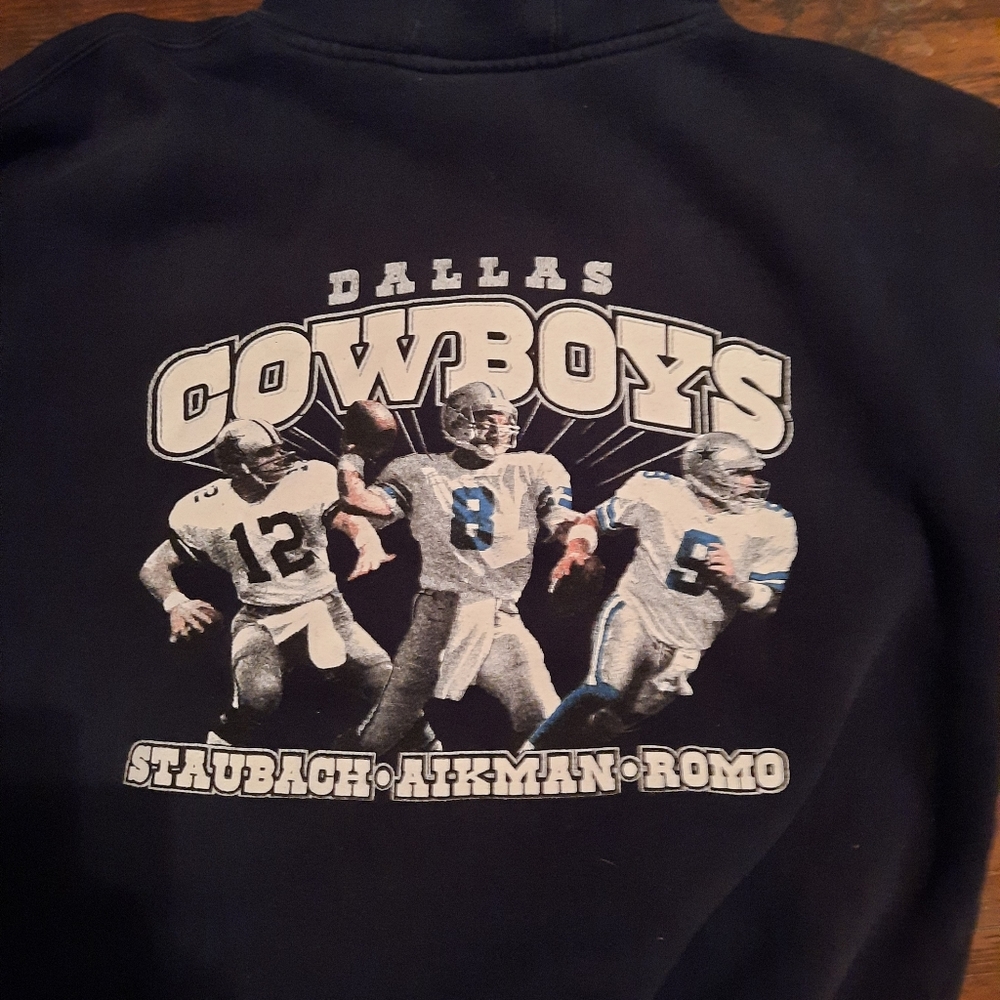Navy cowboys hoodie